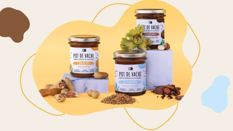 Gamme de pâte à tartiner Pot de Vache